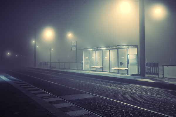 At Night #2 - Photograph by Andreas Levers