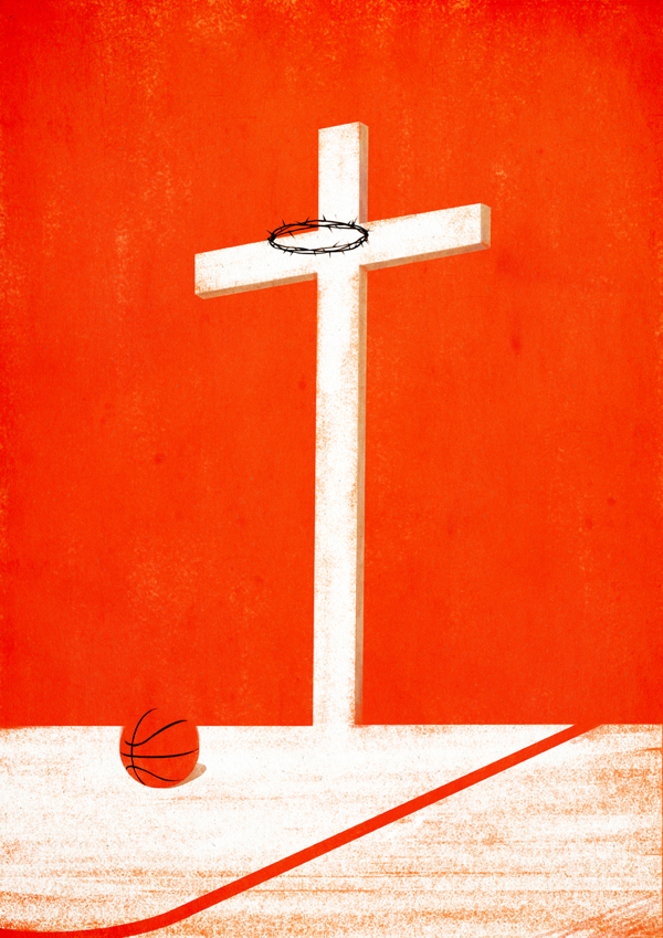 Holy Goal - Illustration by Benedetto Cristofani