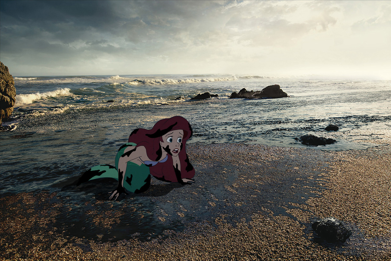 Ariel - The Little Mermaid - Disney Unhappily Ever After - Art by Jeff Hong