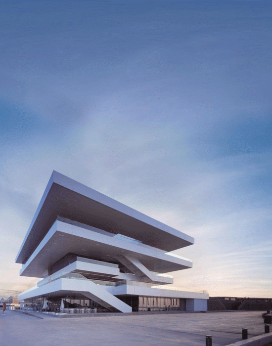 Americas Cup Building - Architecture Animée - by Axel de Stampa