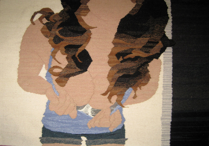 Tits - Tapestry by Erin M. Riley