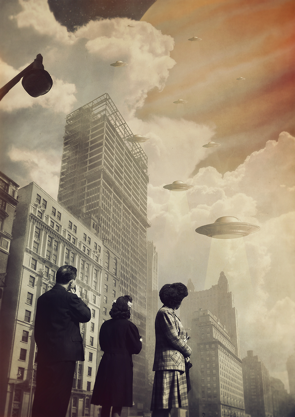 Invasion - Collage Art by Joseba Elorza