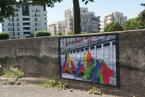 Urban Collage - Street Art by Olivier Perrot