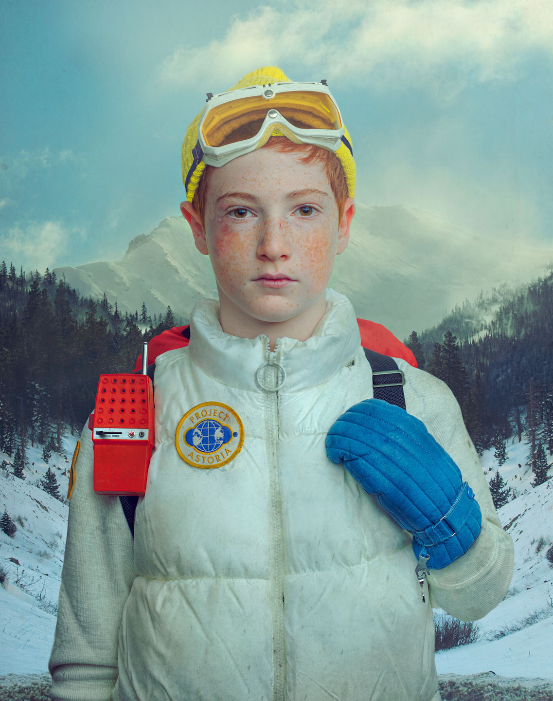 Boy in winter uniform 1 - Project Astoria: Test 01 - Art by Todd Baxter