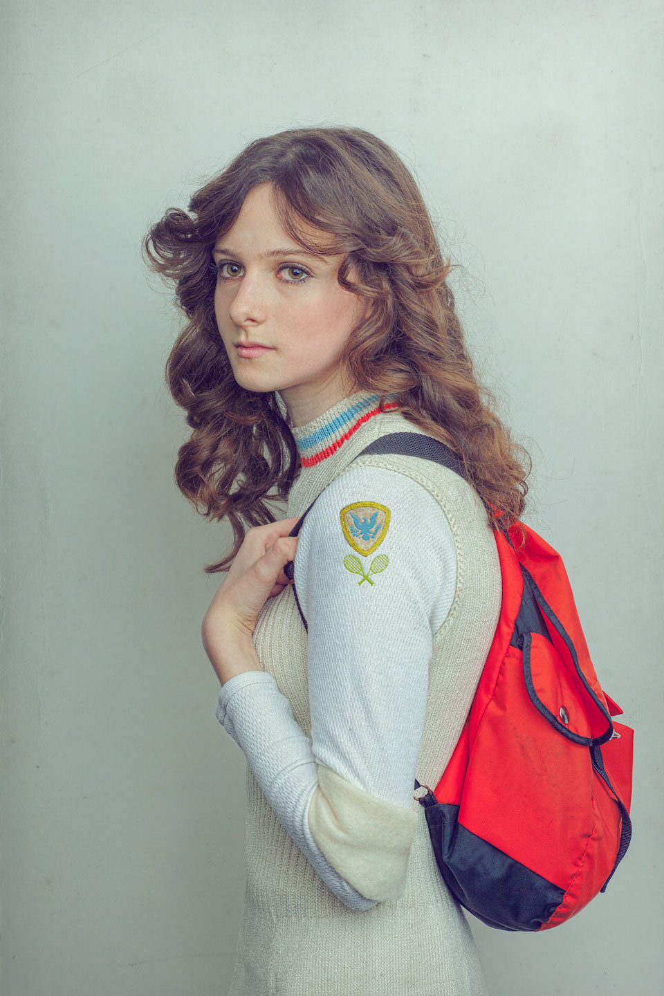 Girl in winter uniform 2 - Project Astoria: Test 01 - Art by Todd Baxter