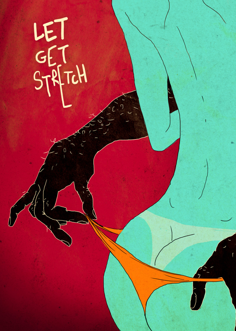 Let Get Stretch - Weird Love - Illustration by Francesco Tortorella