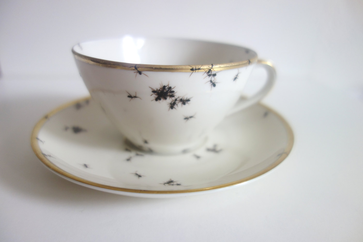 Teacup - Hand Painted Porcelain by La Philie - Evelyn Bracklow