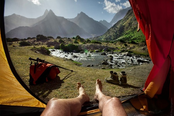 Morning Views from the Tent - Photo by Oleg Grigoryev