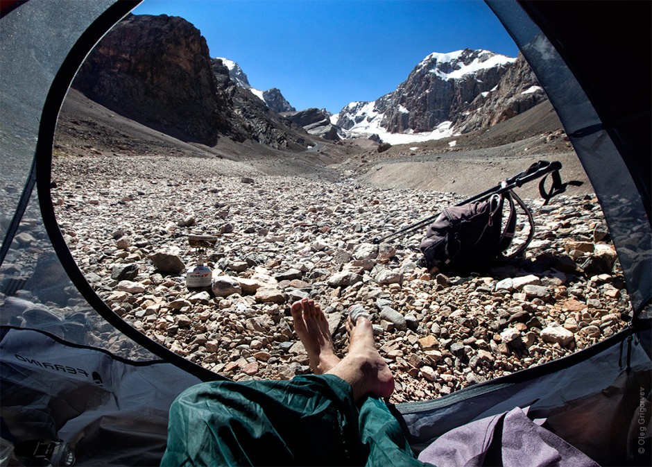 Morning Views from the Tent - Photo by Oleg Grigoryev