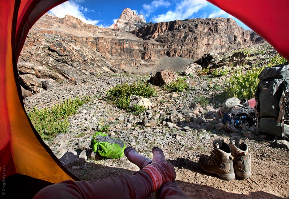 Morning Views from the Tent - Photo by Oleg Grigoryev