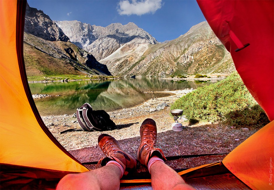 Morning Views from the Tent - Photo by Oleg Grigoryev