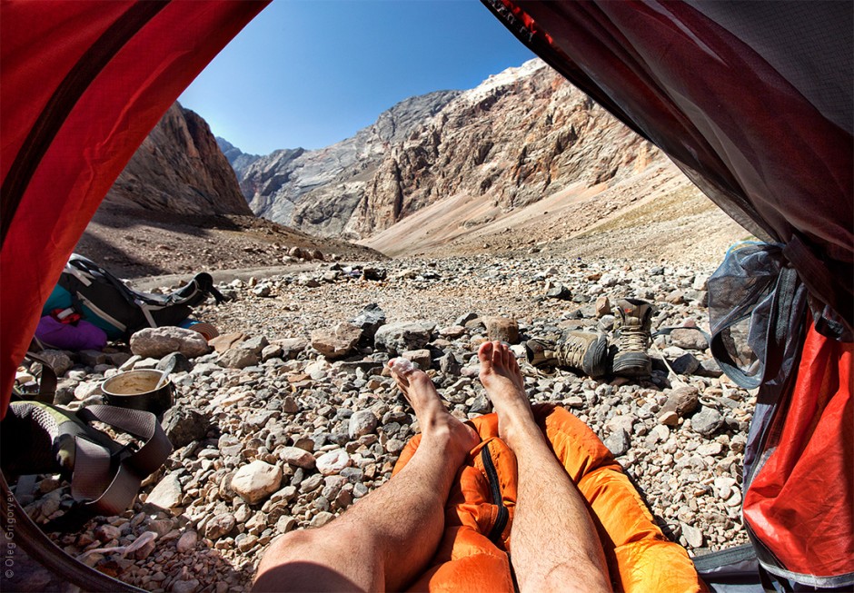 Morning Views from the Tent - Photo by Oleg Grigoryev
