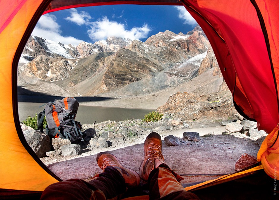 Morning Views from the Tent - Photo by Oleg Grigoryev