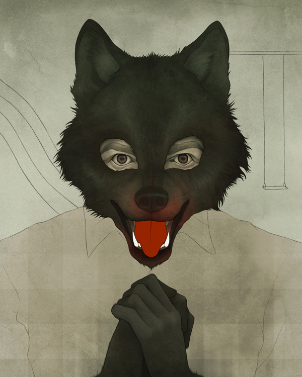 Wolf - Modern Grimm - Illustration by Björn Griesbach