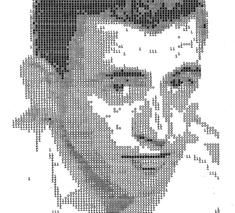 J.D. Salinger - Typewritten Portraits by Álvaro Franca