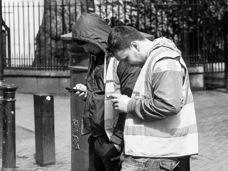 The Death of Conversation - Street Photography by Babycakes Romero