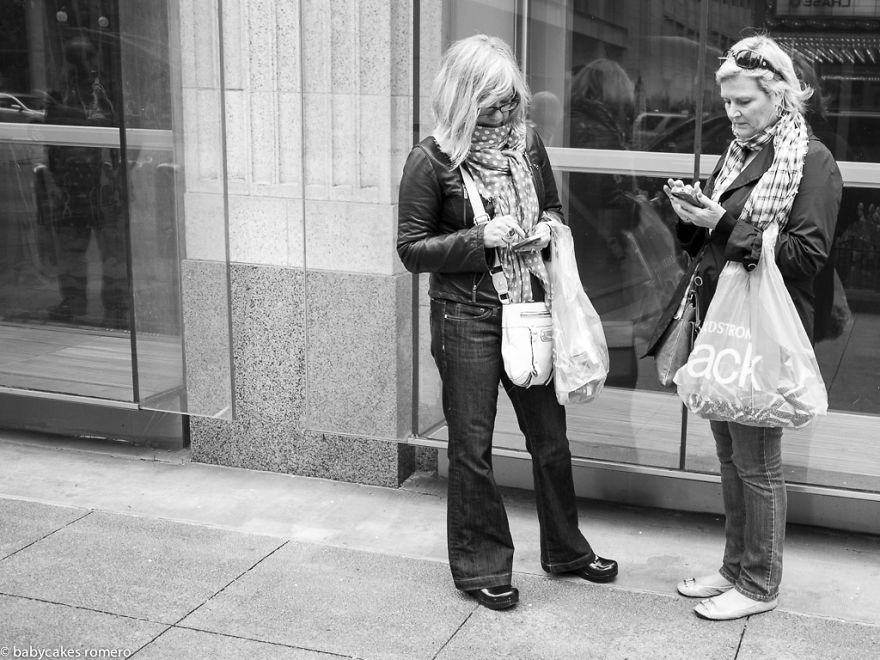 The Death of Conversation - Street Photography by Babycakes Romero