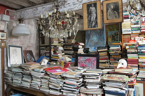 Libreria Acqua Alta Bookshop, in Venice, Italy