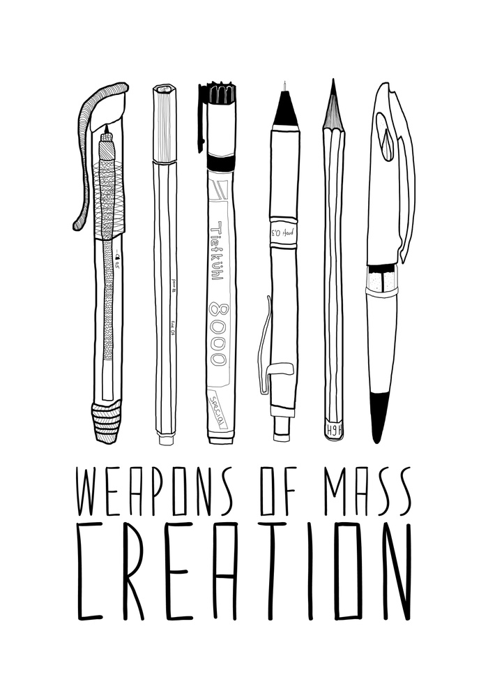 Weapons Of Mass Creation by Bianca Green