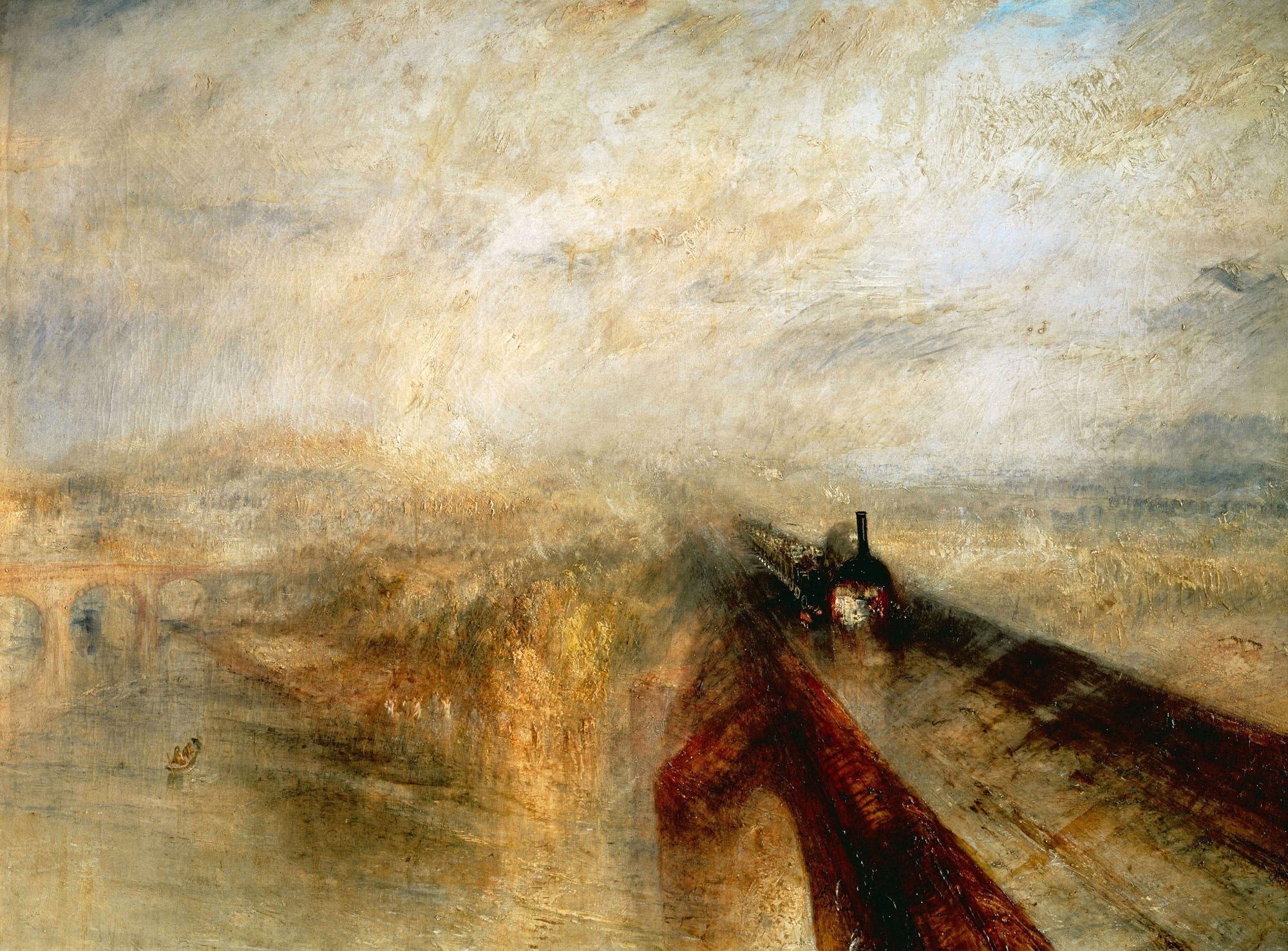 Joseph Mallord William Turner / 'Rain, Steam and Speed (The Great Western Railway)', 1844. by Album