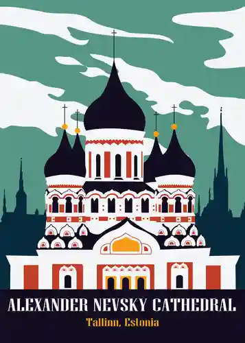 Alexander Nevsky Cathedral, Talinn, Estonia by Hermes
