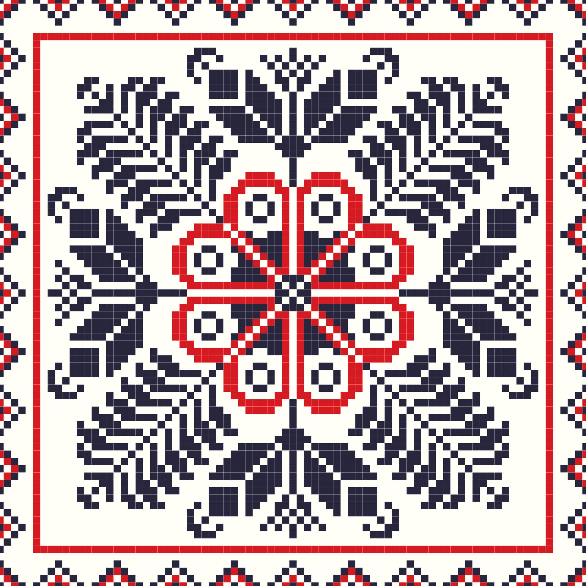 Romanian Traditional Pattern 1 by Rceeh
